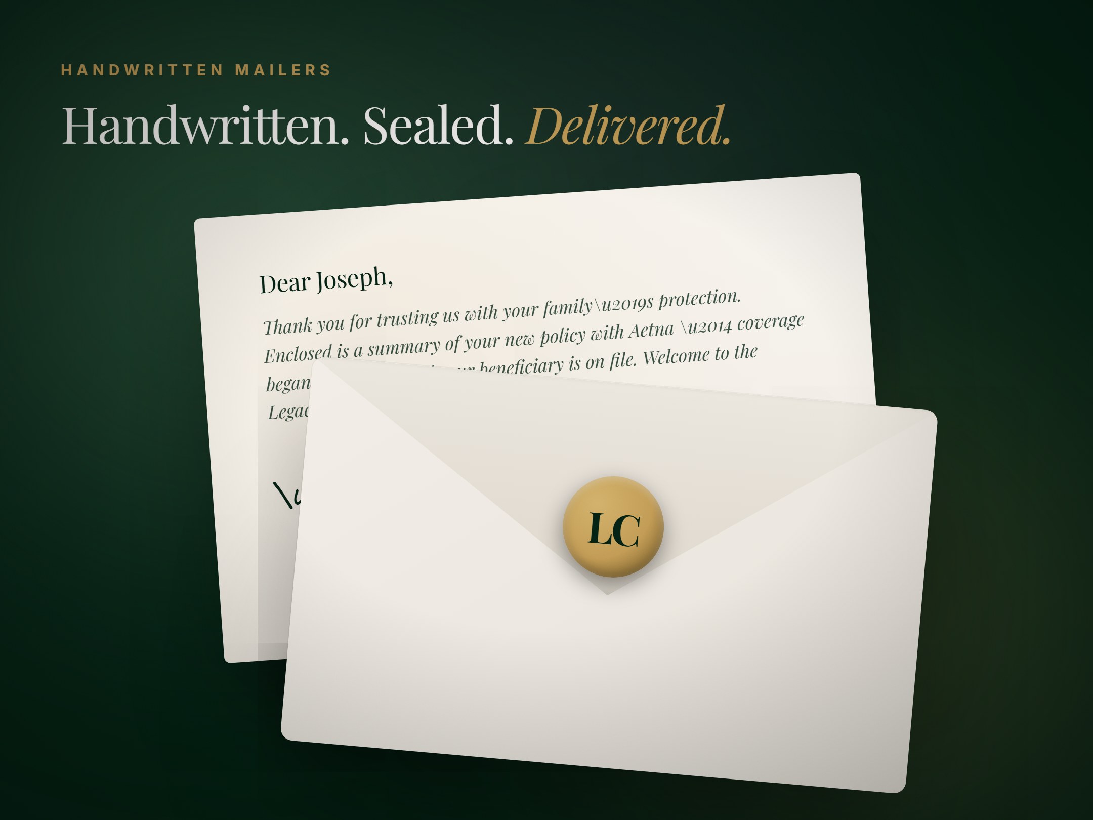 Personalized Mailers